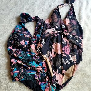 2 womens plus size swimsuits